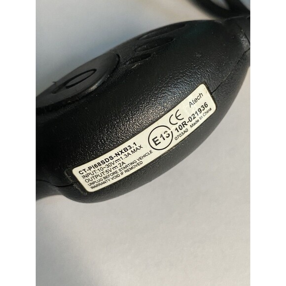 Atech CT-PI68SDS-NXB3.1 Car Power Adapter/Charger 5V 2A - Picture 6 of 6